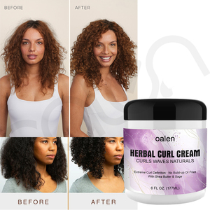 Luxfume Organic Coconut Ingredients Crema definidora de rizos con fijación fuerte para cabello rizado - Product Image 2