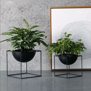 Support de pot de fleurs en fer forgé vintage, <span class=keywords><strong>anti</strong></span>-<span class=keywords><strong>rouille</strong></span>, support de plantes en métal pour jardin extérieur et décoration intérieure - Product Image 5
