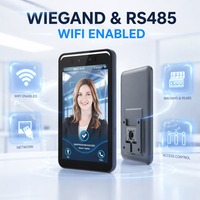 Máquina de Control de Acceso con Reconocimiento Facial de 8 Pulgadas y Capacidad para 50000 Rostros, con WiFi, RS485, Interfaz Wiegand 26/34
