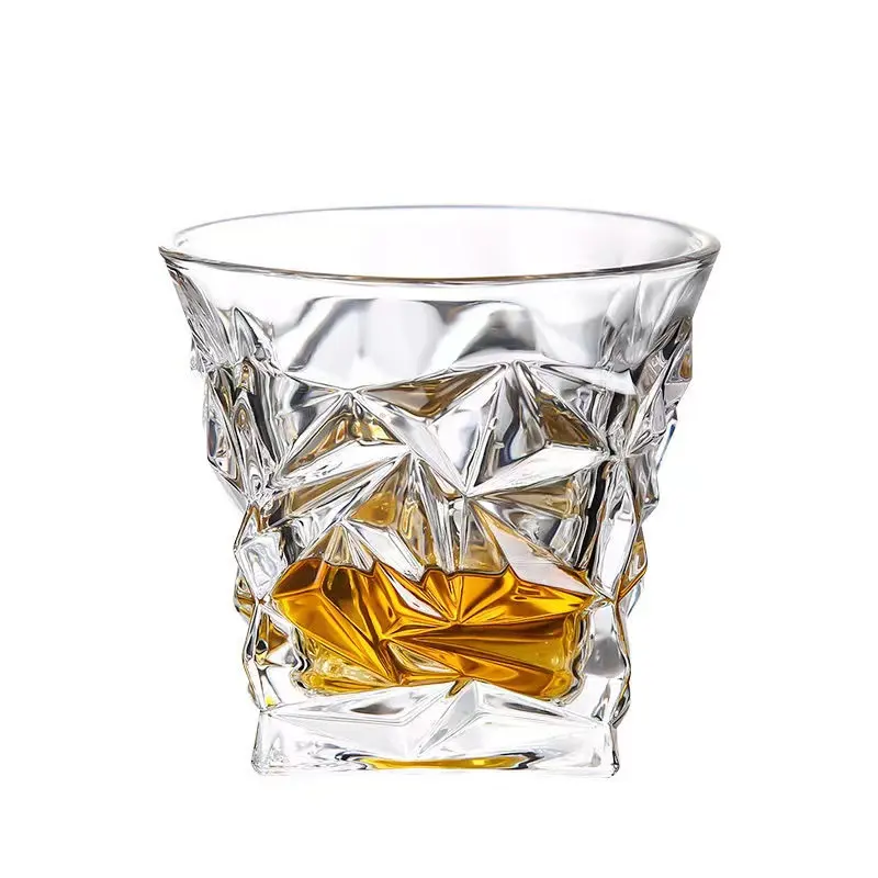 Cheap Price Stocked Diamend Custom Wine Glasses Lead Fee Crystal Whiskey Glasses Whiskey Tumbler Wineglass Whiskey Glass