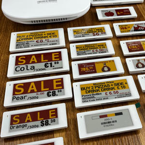 ป้ายราคาอิเล็กทรอนิกส์ขนาด 2.9 นิ้ว จำนวน 150 ชิ้น จอแสดงผล E Ink 4 สี ระบบ ESL สำหรับซูเปอร์มาร์เก็ตผลไม้ ป้ายราคาแบบดิจิทัล E-Paper - Product Image 1