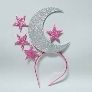 Wholesale Creative Moon <b>Sequins</b> Pentagram <b>Headband</b> for Christmas Performance Decorate for Performance & Christmas Decorations - Product Image 1