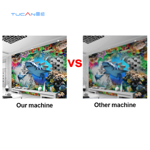 Độ phân giải cao 2500*4500mm máy in tường xách tay 3D định dạng rộng nhà đề can máy in dọc tường sơn máy in - Product Image 4