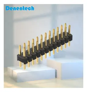 Denentech Hot vender personalizado 2mm dupla linha pin header Reta DIP macho 2mm pin header conector