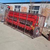 Nouveau type de tracteur hydraulique monté et traîné contrôle à double usage 16-36 rangées blé riz semoir et applicateur d'engrais