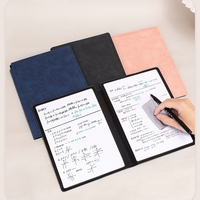 Carnet effaçable et réutilisable en PU, bloc-notes élégant et papier à croquis, idéal pour l'école, cadeau parfait