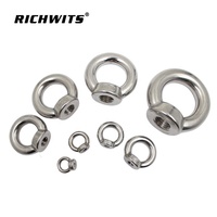 Écrou à anse en acier inoxydable de qualité marine 304/316 DIN582, robuste, pour palans à chaîne et accessoires de quincaillerie de levage