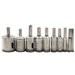 Li Pu Diamond Tipped Core Drill Bits 10mm To 30mm For Masonry Dry Cooling Bright Finish Set - Product Image 1