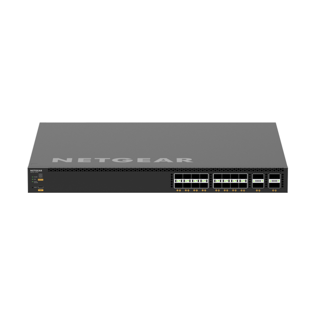 M4350-16V4C (VSM4320C) - 16xSFP28 25G and 4xQSFP28 100G Managed Switch