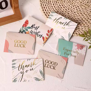 Tùy Chỉnh Có Thể Gập Lại Cảm Ơn Bạn Thẻ Phước Lành Kỳ Nghỉ Chúc Mừng Chúc Mừng Chúc Mừng Sinh Nhật Lời Chúc Tốt Nhất Giấy Thẻ Quà Tặng In Ấn - Product Image 4