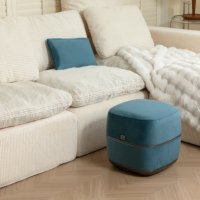 Bestseller Blauer Smarter Gesundheits-Shiatsu-Massagesessel mit Wärme, Vibration und Knetfunktion für Fuß und Bein, 2500mA Akku, Kabellos
