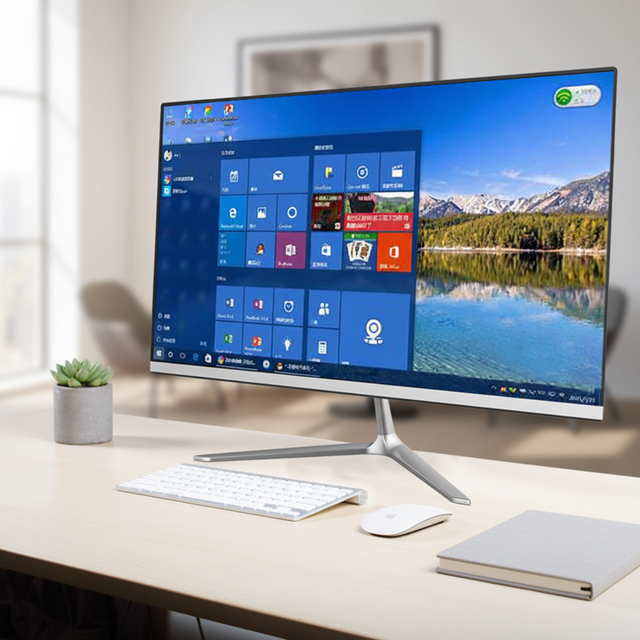 23.8 Inch All-in-One PC Intel Core I7 8GB RAM 256GB 512GB SSD Windows 11 Office Business Computer