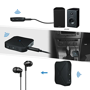 Kn319 giá thấp <span class=keywords><strong>Bluetooth</strong></span> Phụ kiện âm thanh 2 trong 1 AUX jack không dây Transmitter <span class=keywords><strong>Receiver</strong></span> - Product Image 3