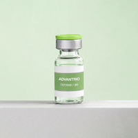 Prix d'usine – Flacon tubulaire en verre borosilicaté 8R à faible teneur en bor, avec bouchon à clapet et logo personnalisé, type USP I – Fabricant