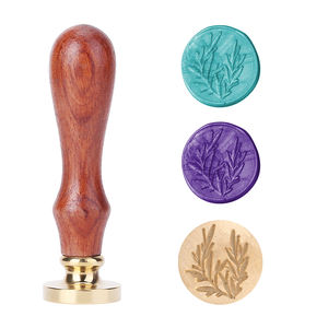 Sceau de <span class=keywords><strong>cire</strong></span> en laiton pour mariage, personnalisable, style rétro, pour usage professionnel, avec initiales sur mesure - Product Image 1