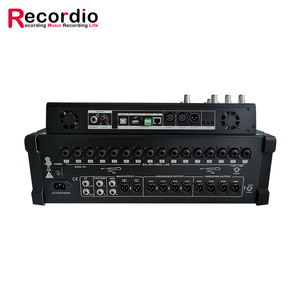 Mezclador de Audio Profesional para DJ, Mezclador Digital Recordio M16.8 para Clubes, Mezclador de Audio de 16 Canales, Consola de Mezclas Digital - Product Image 1