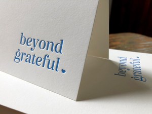 <span class=keywords><strong>Carte</strong></span> Unique De Remerciement Simple Message 300gsm Blanc Coton Typographie Papier Épais Invitation De Mariage Cartes De Remerciement - Product Image 6