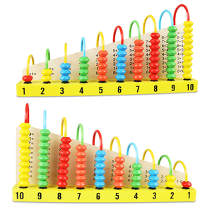 Nueva de moda de la venta caliente de madera juguetes de madera didácticos y educativos vertical aprendizaje rack de madera cálc - Product Image 1