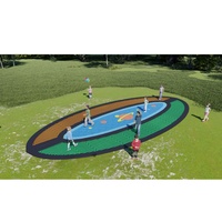 Gran trampolín subterráneo profesional Fitness ejercicio niños adultos en el suelo trampolín para patio trasero