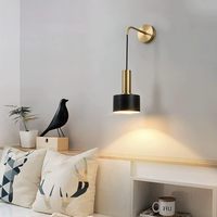 Lampu Dinding LED Desain Modern untuk Dekorasi Kamar Tidur, Lampu Dinding Interior untuk Rumah, Lampu Tidur LED OEM Pabrik