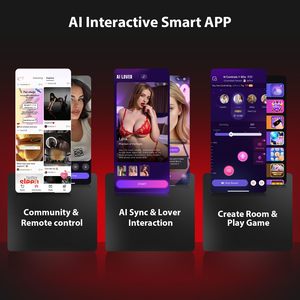 Giocattoli Sessuali Maschili Impermeabili con AI, Masturbatore Elettrico con Funzione di Spinta, Rotazione e Suzione, Pompa per Ingrandimento del Pene - Product Image 4