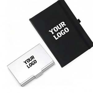 Factory Wholesale Credit Card Holder with Custom Logo ID Name Card Wallet Credit Card Case <b>Box</b> <b>for</b> Business Promo Gift - Product Image 1