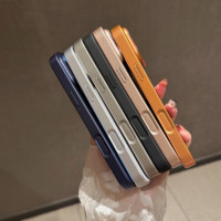 Casing HP Baru dengan Lensa Kaca Bingkai Besar untuk iPhone 17 16 15 14 13 Pro Max 17 Pro, Cover Keras PC Magnetik