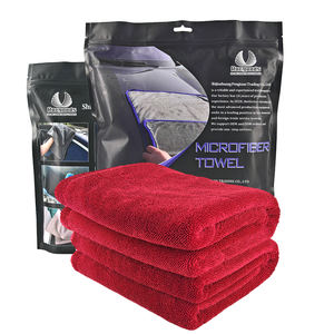 Bonne vente boucle torsadée 1200Gsm serviette de séchage de <span class=keywords><strong>voiture</strong></span> en microfibre lavage rapide en tissu pour le nettoyage de la <span class=keywords><strong>voiture</strong></span> et le nettoyage des serviettes - Product Image 1