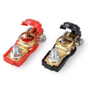 Connecteurs de bornes de batterie CNSPEED en cuivre pur, positif et négatif, avec couvercles de protection pour voiture, bateau, moto - Product Image 2