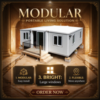 Casa Prefabbricata Modulare Personalizzabile 20Ft 40Ft Espandibile, Container Abitativo Portatile, Alloggio Ausiliario