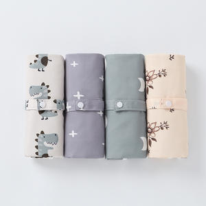 Meilleur prix Portable lit couche tapis imperméable respirant coton bébé urine Pad avec motif de dessin animé pour nouveau-né à <span class=keywords><strong>changer</strong></span> - Product Image 1