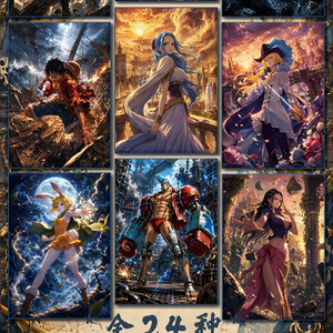 Affiche d'art animé One Piece, Carte à collectionner, Figurine d'action Luffy, Jeu de société, Boîte mystère, Vente en gros, Magasin de jouets <span class=keywords><strong>Otaku</strong></span> - Product Image 3