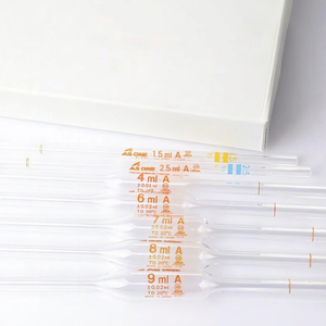 Pipettes en verre AS ONE 4ml 5ml 10ml 25ml à volume fixe pour usage en laboratoire - Product Image 1