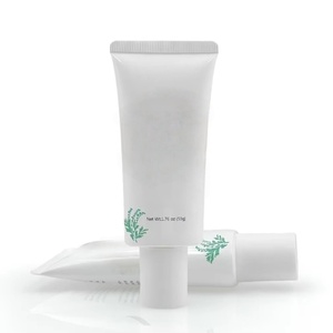 Custom Logo Offset Printing <b>Plastic</b> 100G Soft Empty <b>Tubes</b> Screw Flip Cap Skin Care Facial Cleanser Packaging Squeeze <b>Tube</b> - Product Image 3