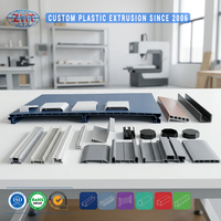 Perfil de Extrusión de Plástico Tipo J, Material de PVC, Color Personalizado para Accesorios de Borde de Puertas y Ventanas