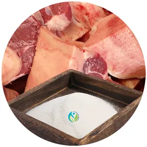 Bouillon de farine de viande de bœuf biologique 50, poudre de protéines de collagène