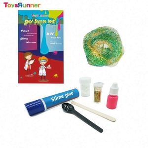 2019 New clear Diy Slime Set Making Kit Clay <b>Plastic</b> Educational Toys for Kids Supplies Color Playdough <b>Putty</b> - Product Image 3