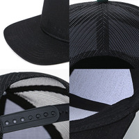 Ensemble de casquettes en filet pour chauffeur de camion sept pièces casquettes de baseball en polyester durable respirant broderie chapeaux de bonnet de protection solaire en plein air