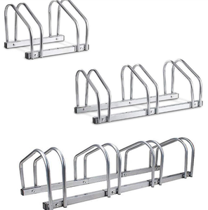 Estacionamiento en el suelo <span class=keywords><strong>de</strong></span> la bicicleta 1-6 Soporte organizador <span class=keywords><strong>de</strong></span> almacenamiento <span class=keywords><strong>de</strong></span> <span class=keywords><strong>bicicletas</strong></span> ajustable para garaje - Product Image 4