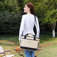Sac isotherme personnalisé avec logo, réutilisable, grande capacité, sac fourre-tout souple, étanche, pour les courses, les pique-niques, le camping, en gros