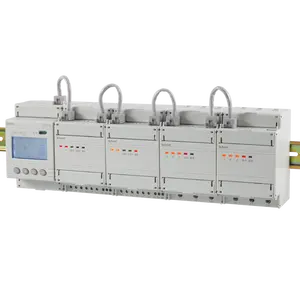 8 Multi Channels Din Rail Prepaid Energy Meter ADF400L-8HY Measure 8 three phase by CT or 4 three phase direct connection