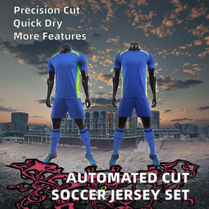 कस्टम फुटबॉल वर्दी जर्सी ने स्वचालित कटिंग तकनीक ओम आपूर्ति उपलब्ध फुटबॉल जर्सी के साथ खेल - Product Image 2