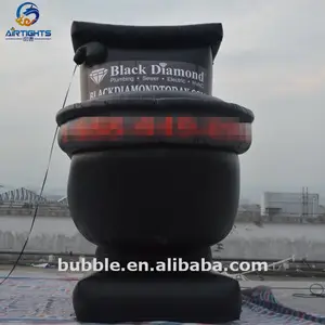Custom Model Balon Desain Bagus Besar Closestool Karet Balon untuk Kamar Mandi Perusahaan Bisnis