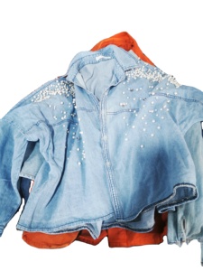 <span class=keywords><strong>Ropa</strong></span> usada Pacas Preloved Abrigos vaqueros para hombre en paquete Chaquetas de mezclilla de segunda mano para damas - Product Image 5