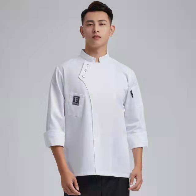 White [long sleeve] three buckle