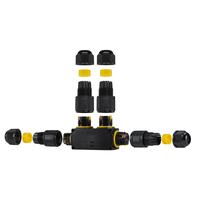 M20 F Type IP68 Connecteur rapide étanche 2P 3P Nylon 4 voies Connecteur pour panneaux solaires Câblage PV extérieur et environnements difficiles