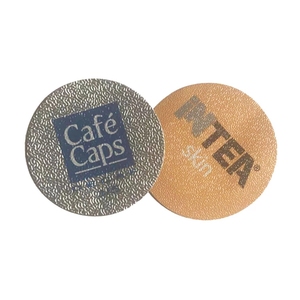 Fabricante de China de 51mm k taza de papel de aluminio tapas para <span class=keywords><strong>2</strong></span>,0 de 1,0 café cápsula con recubierto con película - Product Image 5