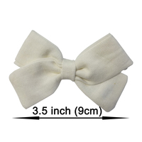 Barrettes à cheveux en lin pour bébé et petite fille, nœuds en tissu de coton, barrettes à cheveux, nœuds à cheveux, pinces à cheveux, accessoires pour enfants