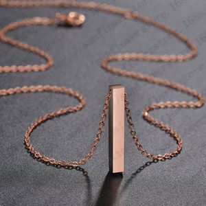 Bts 18K Gold Rosary Men Women Bar Dainty Initial Necklace Long Initial Letter Name <b>Choker</b> Girls Jewelle Laser Engraving Necklace - Product Image 3