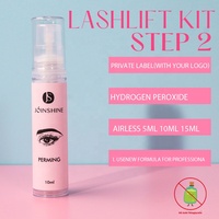 Kit de rehaussement des cils et des sourcils à la cystéamine HCl avec logo personnalisé - Sans acide thioglycolique, non irritant, semi-permanent, longue durée 5-8 min